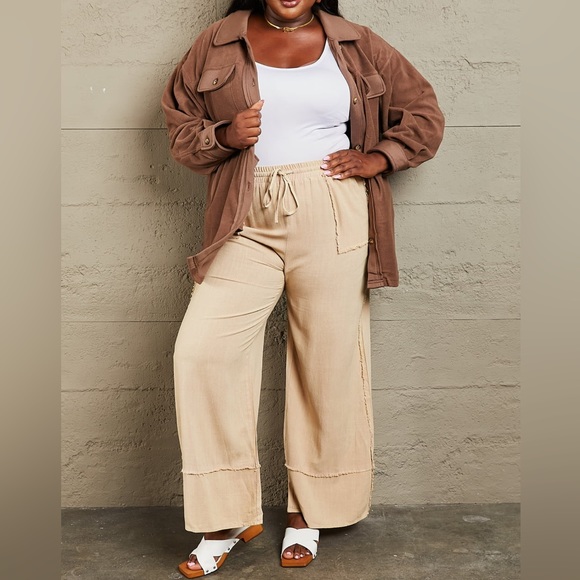 NEW Heimish Cozy Girl Plus Size Button Down Oversized Shacket Shirt Jacket - Picture 3 of 5